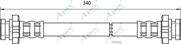 APEC BRAKING Pidurivoolik HOS3103